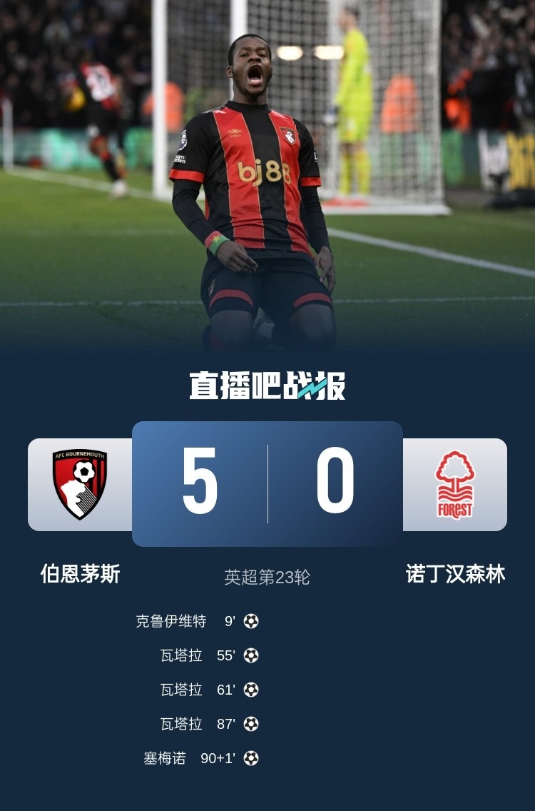 爱游戏入口-伯恩茅斯主场告捷，终结谢菲联不败纪录的简单介绍